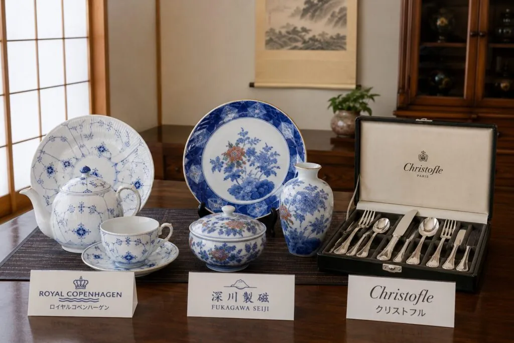 銀製品・カトラリーの取扱品目イメージ
