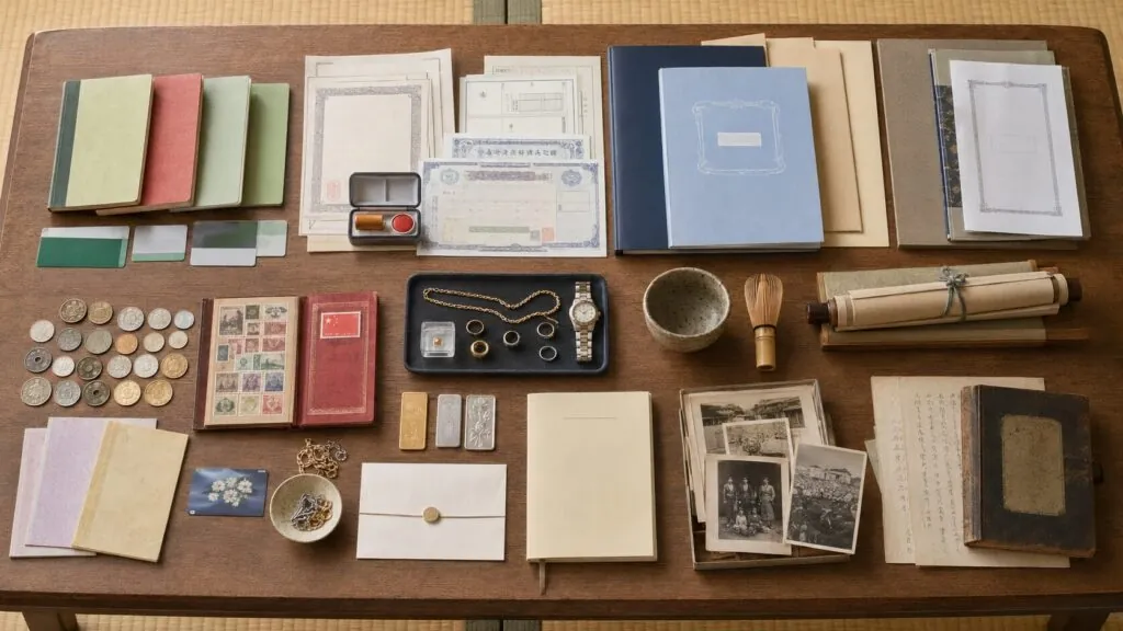 重要品・収集品をまとめて確認