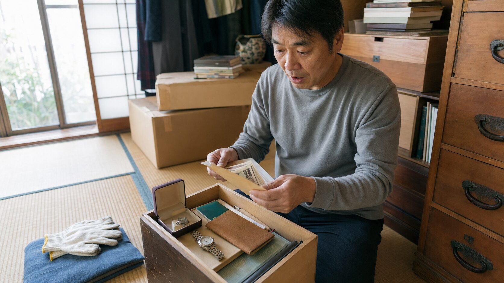 磯子区で遺品整理｜捨てる前に待って！現金・貴重品が見つかる場所15選