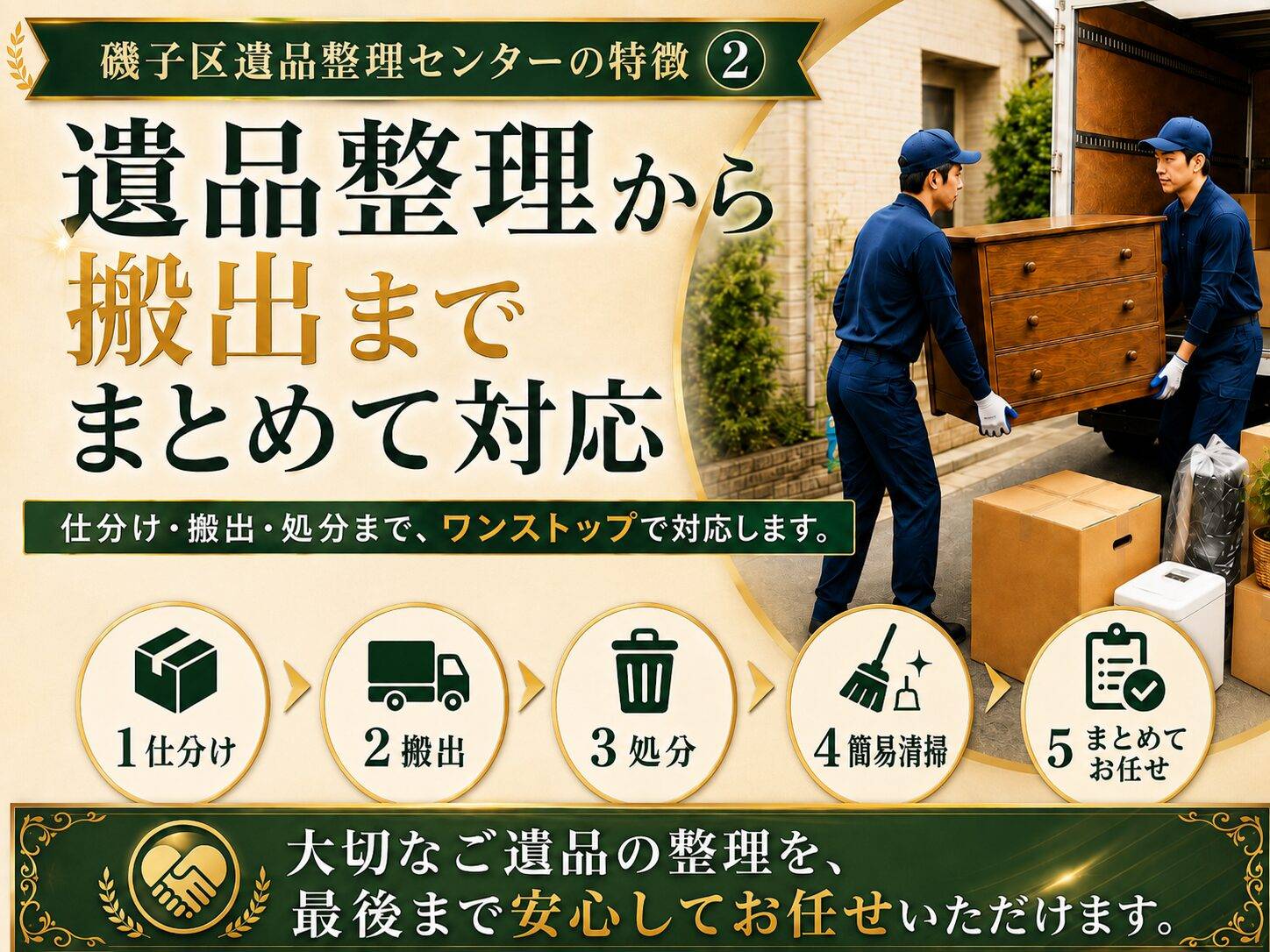 磯子区遺品整理センター - 遺品整理は我々にお任せください|安心安全な